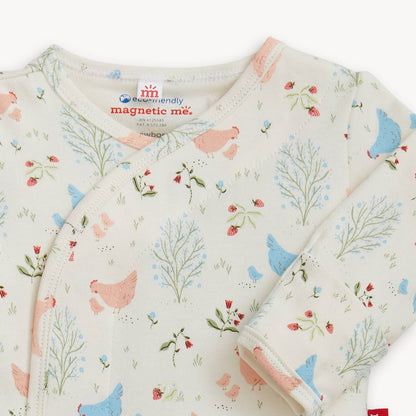 CHICKEN TENDER ORG COT MAGNETIC KIMONO SET