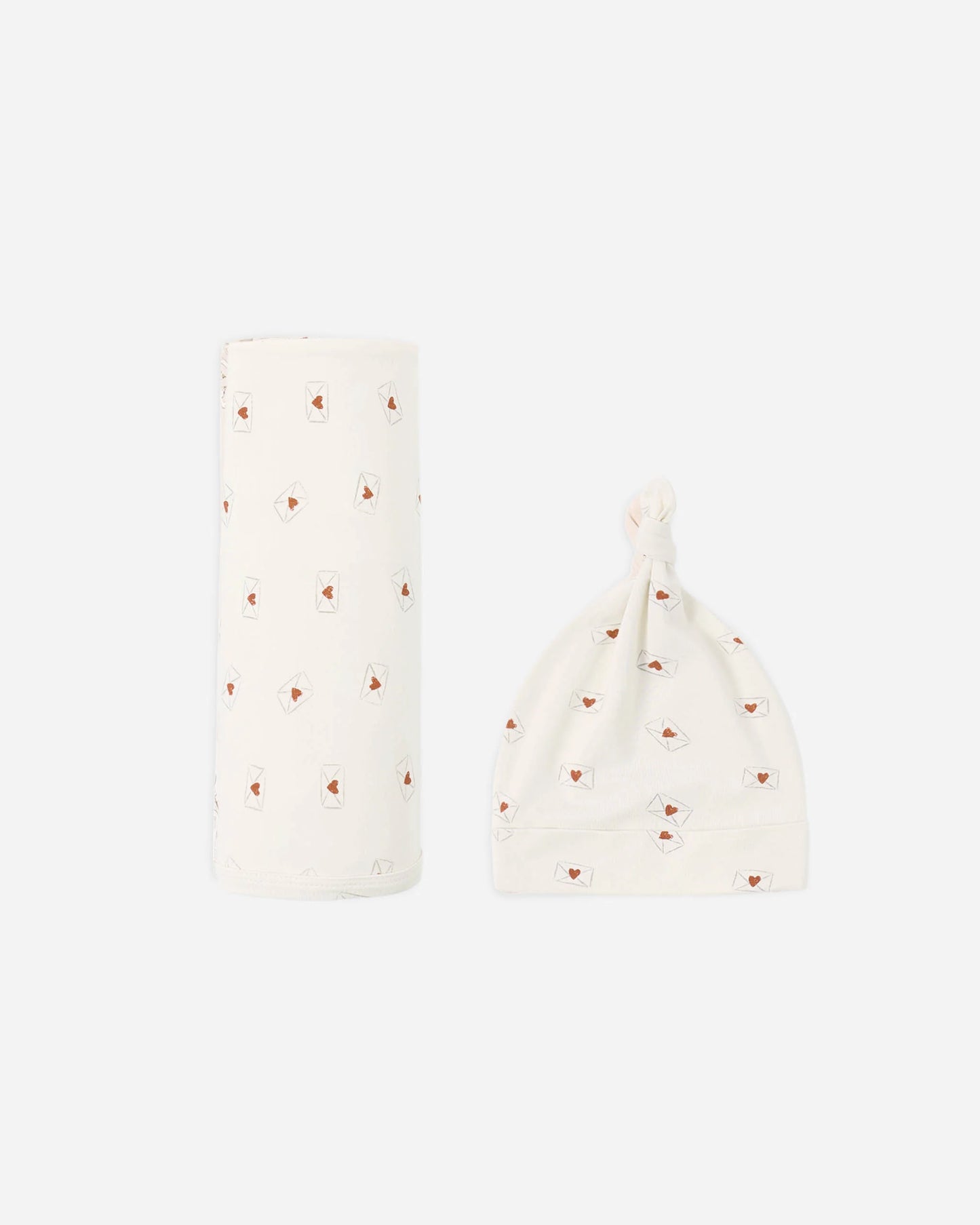 Bamboo Swaddle + Knotted Hat