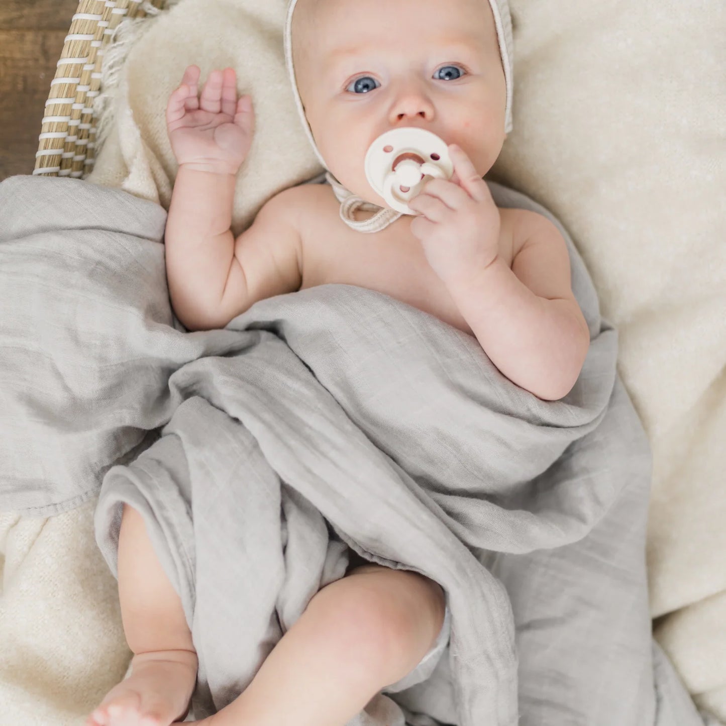 Bamboo Muslin Swaddle Baby Blanket