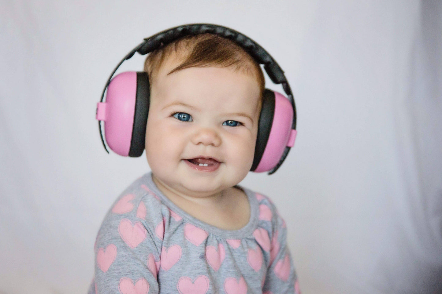 Baby Hearing Protection Earmuffs (Solids): Grey