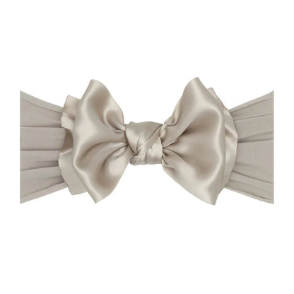 Baby Bling® - Satin FAB® soft nylon headband with satin bow