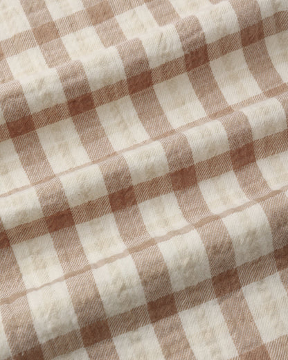Quincy Mae Burp Cloth 2-Pack Woodland, Rustic Plaid
