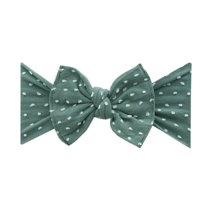 Baby Bling® Shabby Dot Knot soft nylon headband
