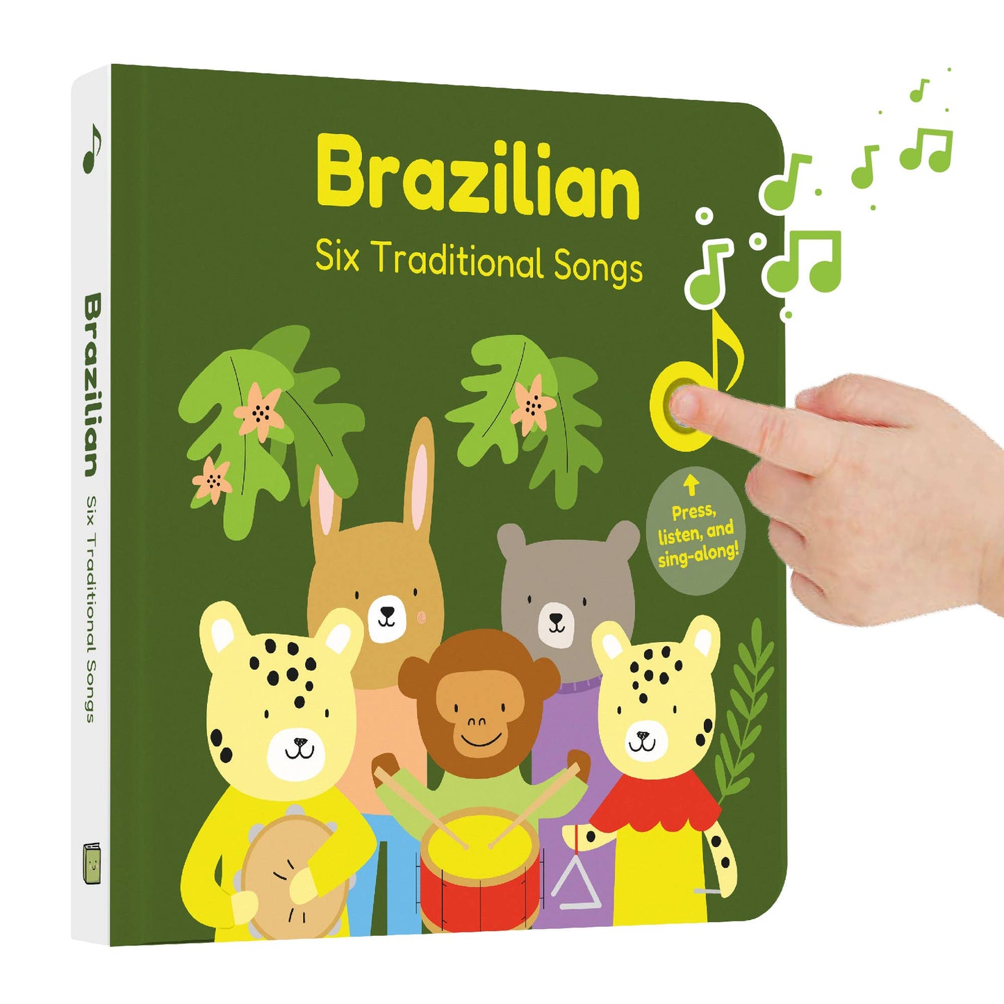 Cali's Books Brazilian Nursery Rhymes Animal Sound Book