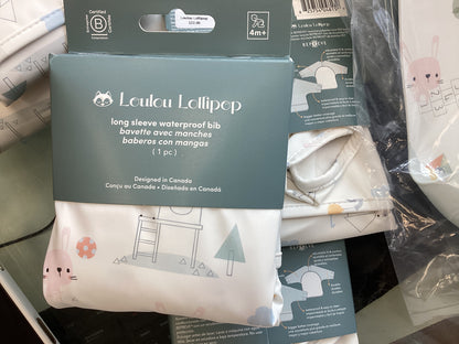 Loulou Lollipop Long Sleeve Waterproof Bib