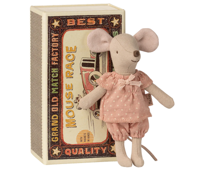 Big sister mouse in matchbox