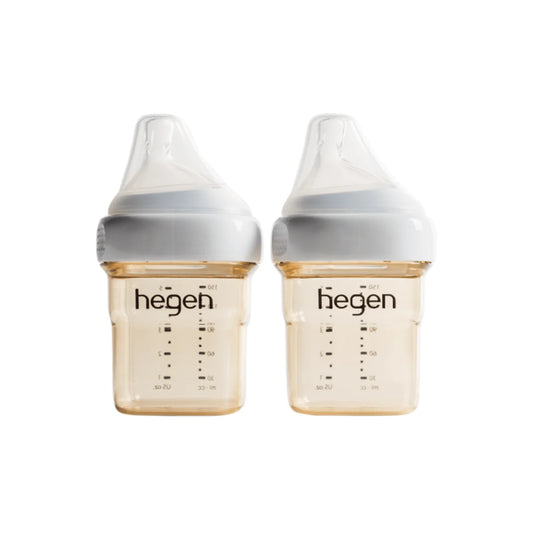 HEGEN PCTO™ 150ML/5OZ FEEDING BOTTLE PPSU 2-PACK WITH 2 X SLOW FLOW NIPPLE (1 TO 3 MONTHS