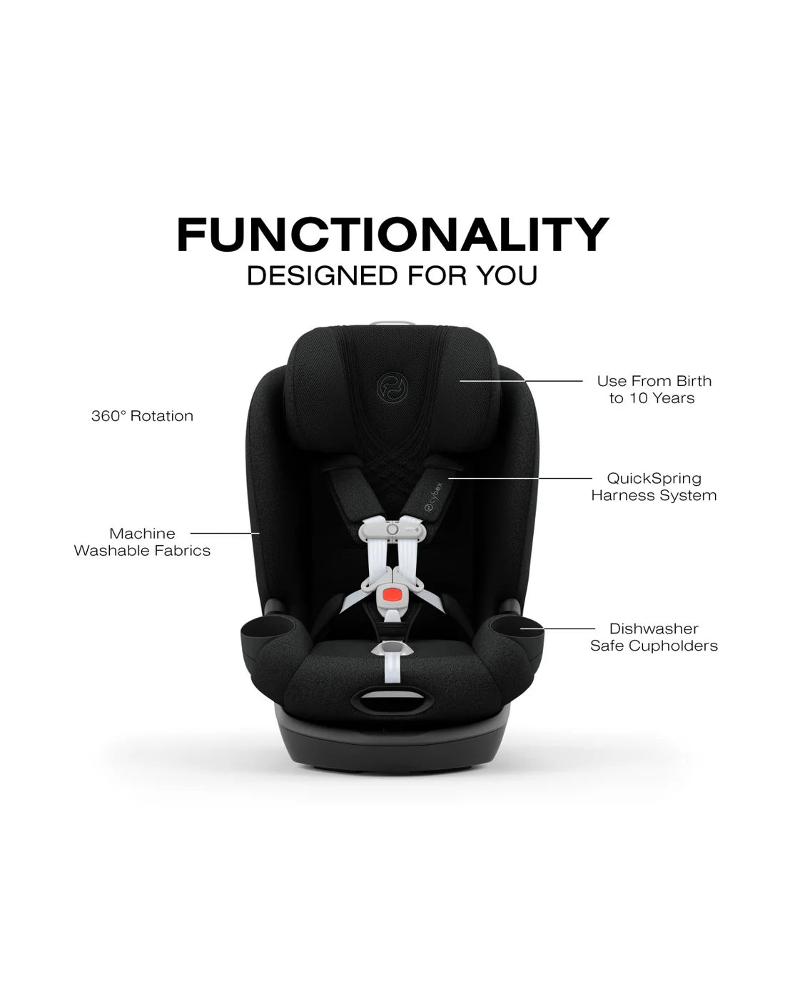 Cybex Callisto T 360 Rotating All-in-One Convertible Car Seat