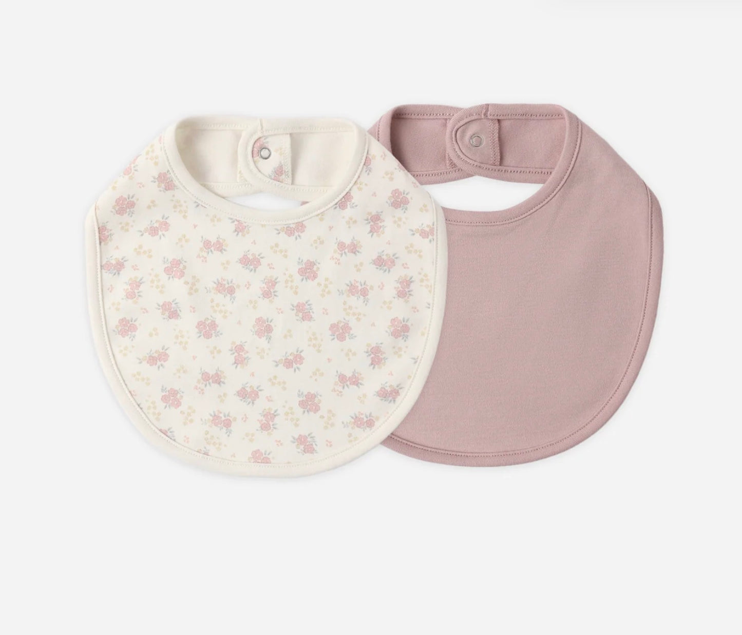 Jersey Snap Bib Pack | Flower Field, Mauve