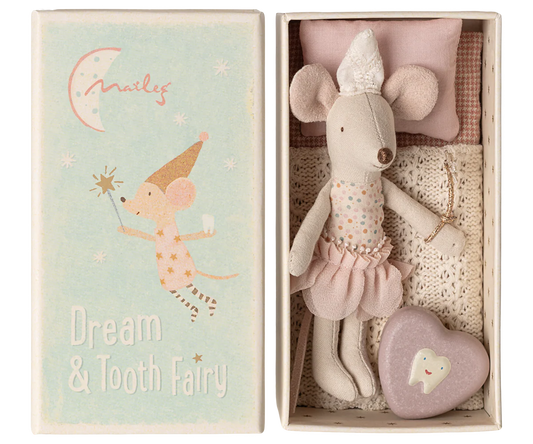 New Tooth Fairy Mouse, Little Sister in Match Box