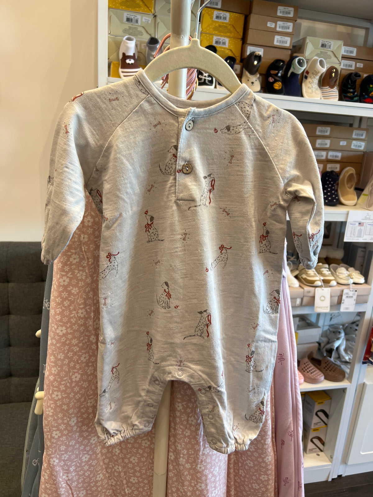 Henley Jumpsuit Dalmatian