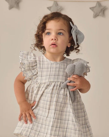 Alina Dress Blue Plaid