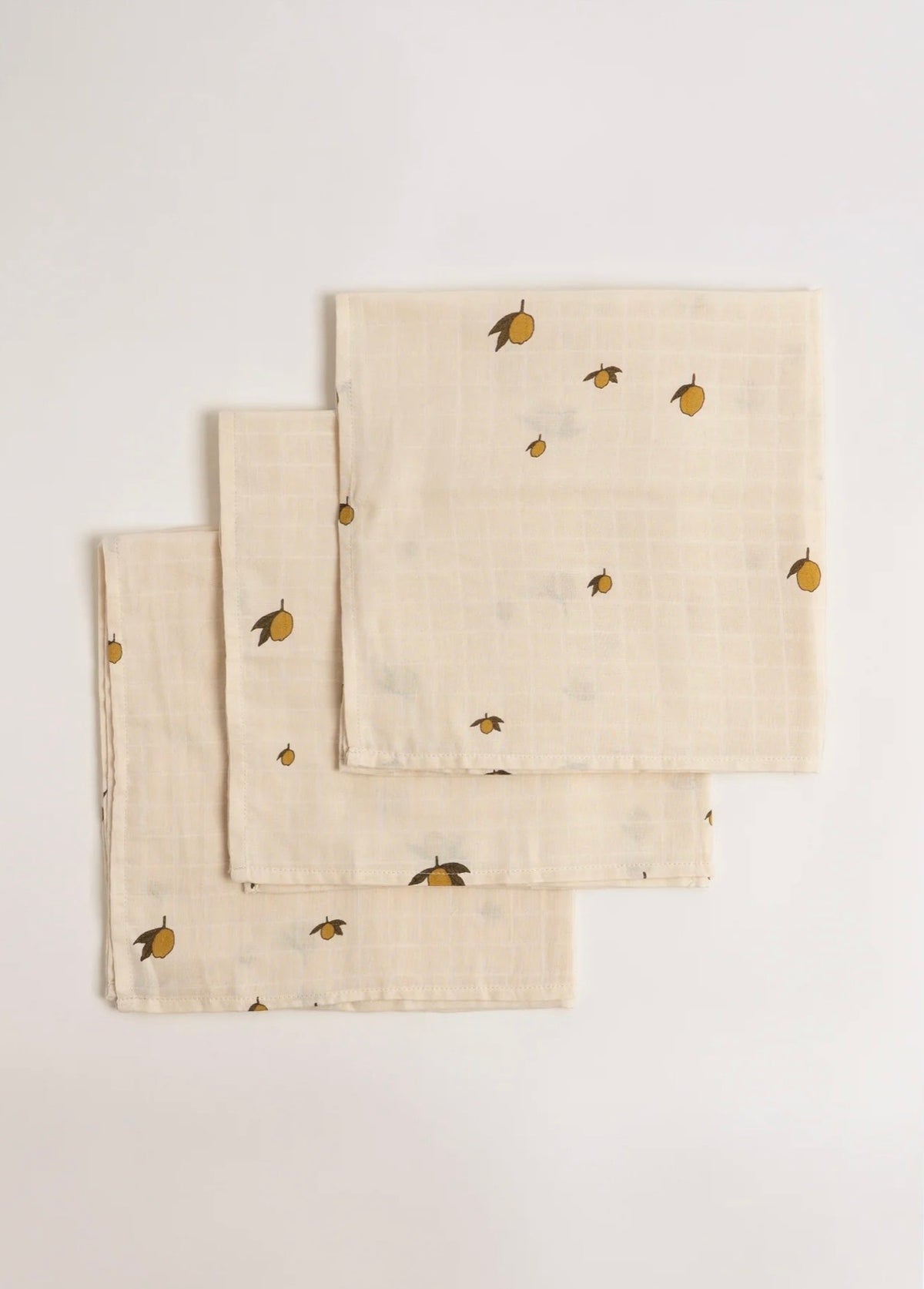 3 PACK MUSLIN CLOTH GOTS