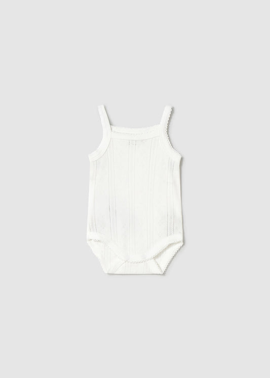 Newborn Sleeveless Openwork Bodysuit
