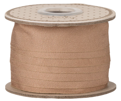 Ribbon, W: 18 mm x L: 10 m - Soft brown
