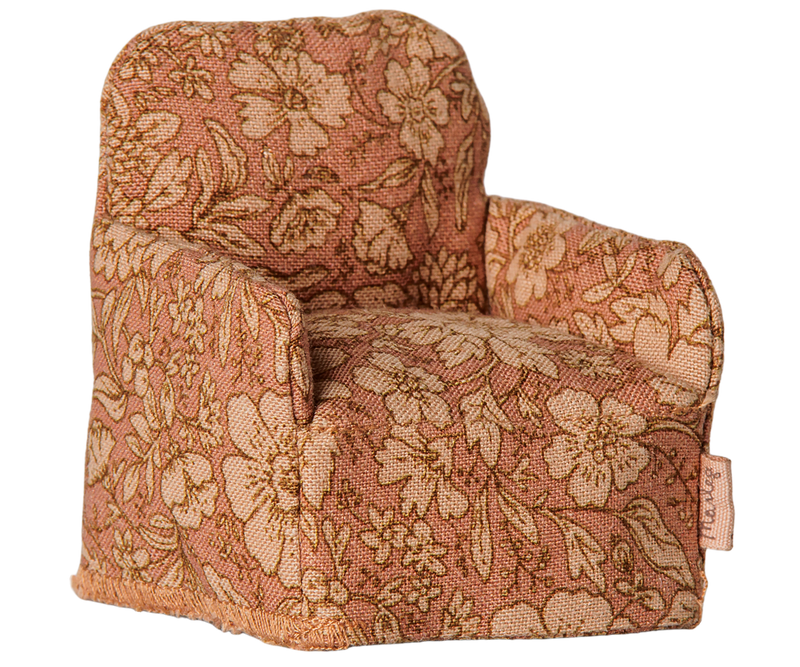 Maileg Folding chair, Mouse - Flower