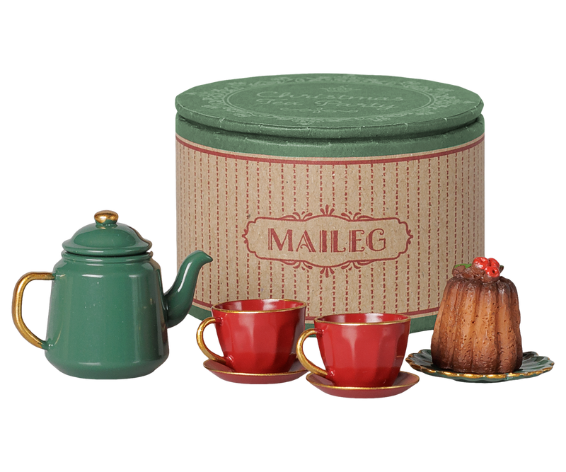 Maleig Christmas tea party, Mouse - Red/Green