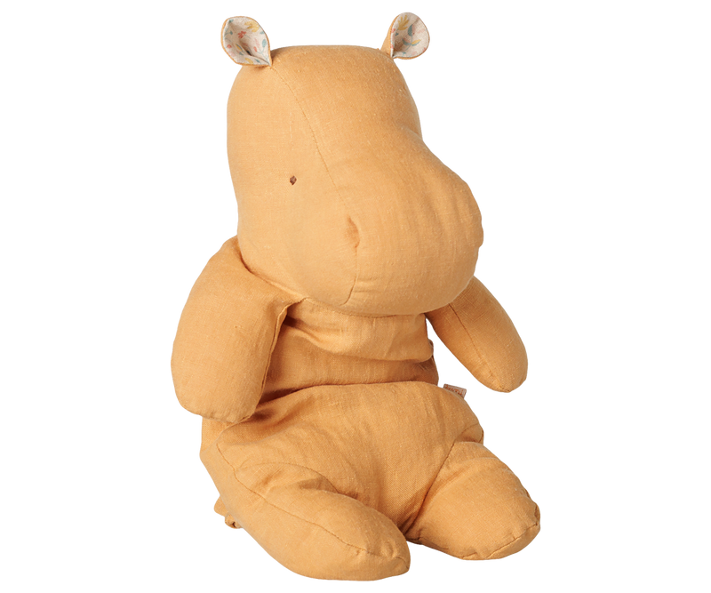 Maileg Hippo, Medium - Vintage yellow