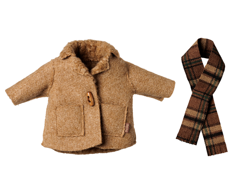 Maleig Jacket and scarf - Medium mouse