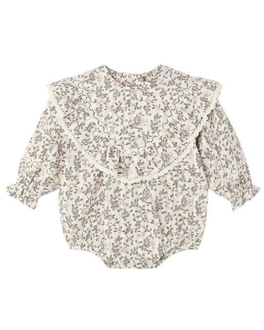 Rylee+Cru Winnie Romper Winter Garden
