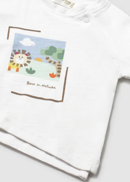 Newborn Boy 2-Pack Printed T-shirts 1074