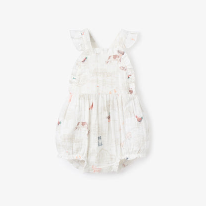 PETITE FARMSTEAD ORGANIC COTTON SUNSUIT
