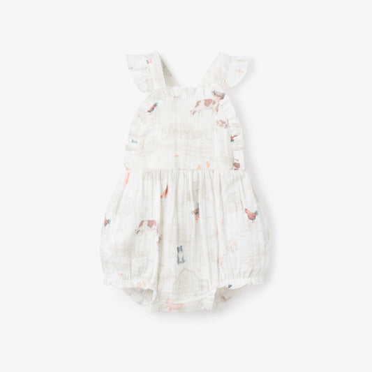 PETITE FARMSTEAD ORGANIC COTTON SUNSUIT