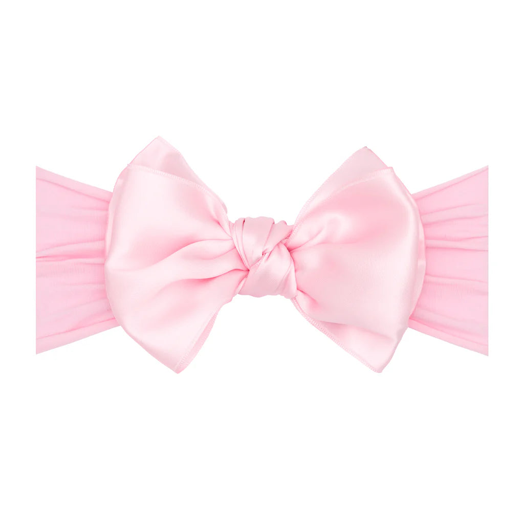 Baby Bling® - Satin FAB® soft nylon headband with satin bow