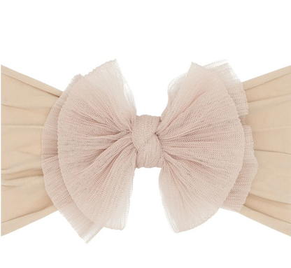 Baby Bling® - Tulle FAB® soft nylon headband with tulle bow