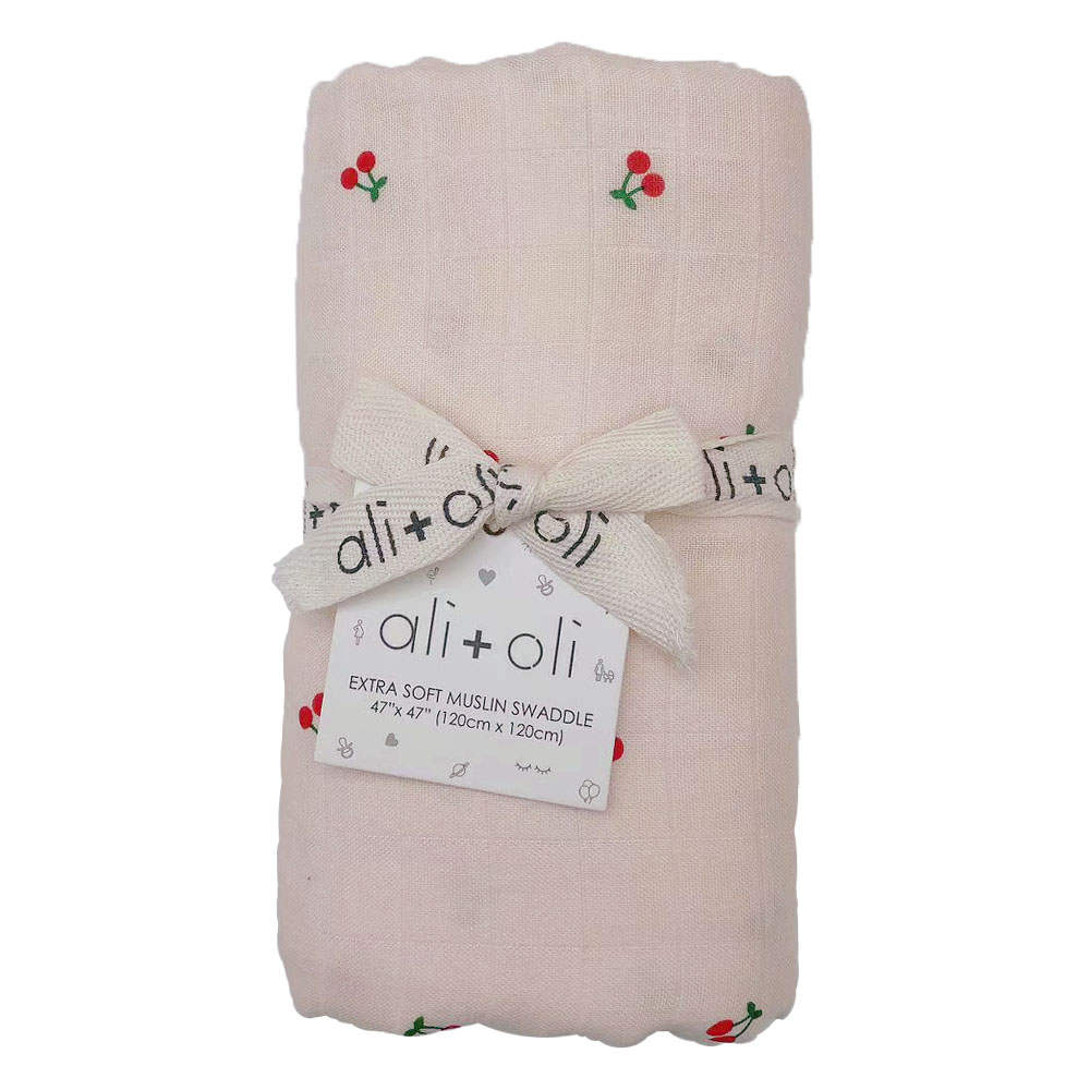 Bamboo Muslin Swaddle Baby Blanket