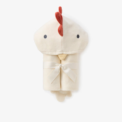 Elegant Baby CHICKEN HOODED BABY BATH WRAP
