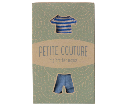 Knitted sweater and pants, Big brother mouse