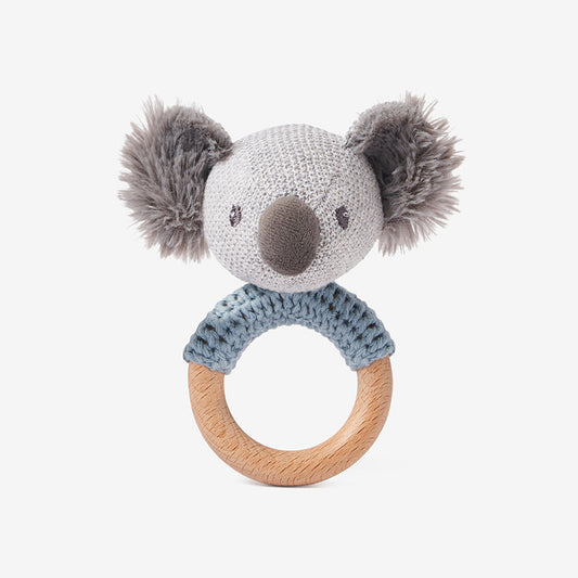 KOALA WOODEN BABY RATTLE