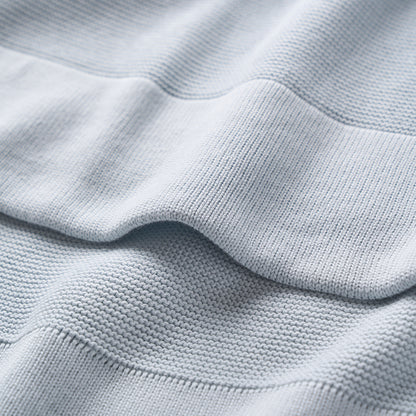 Elegant Baby PALE BLUE SOFIA + FINN KNIT BABY BLANKET