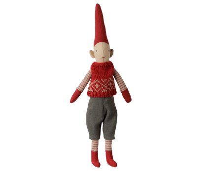 Pixy, Size 1 - Boy - Red Knitted Vest