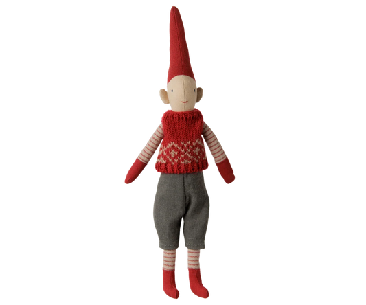 Pixy, Size 1 - Boy - Red Knitted Vest