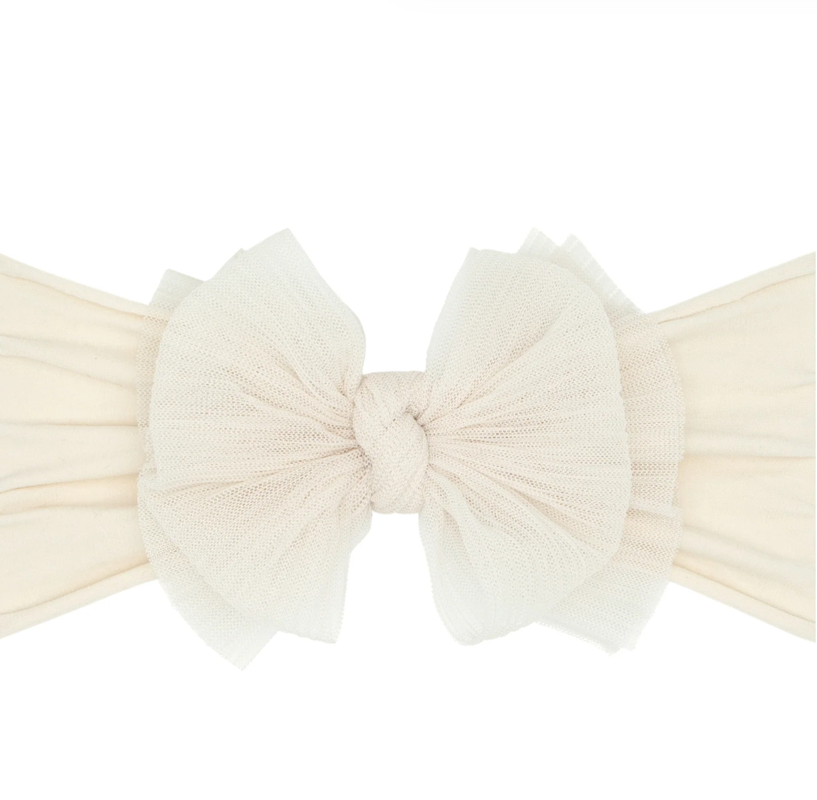 Baby Bling® - Tulle FAB® soft nylon headband with tulle bow