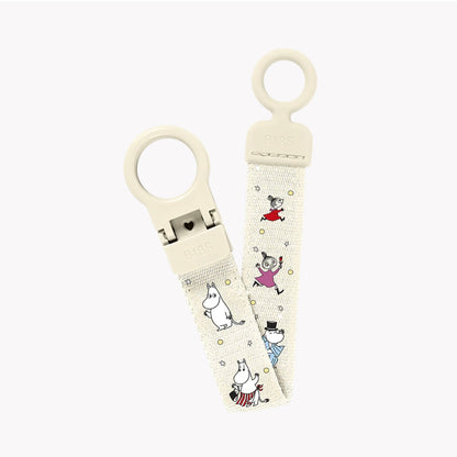 BIBS x Moomin Pacifier Clip Loop - Ivory