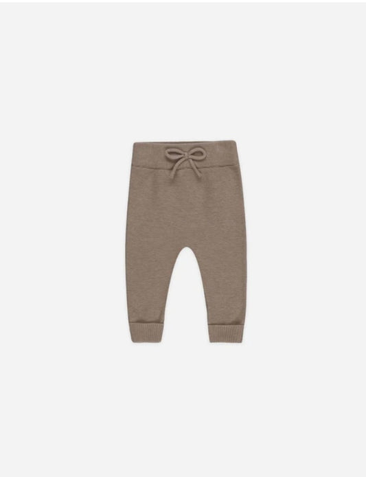 Knit Pant || Heathered Mocha
