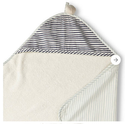Striped Hooded Towel