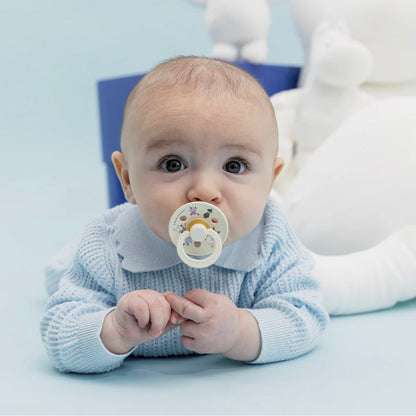 BIBS x Moomin Colour Pacifiers 2 pack Friends - Ivory mix