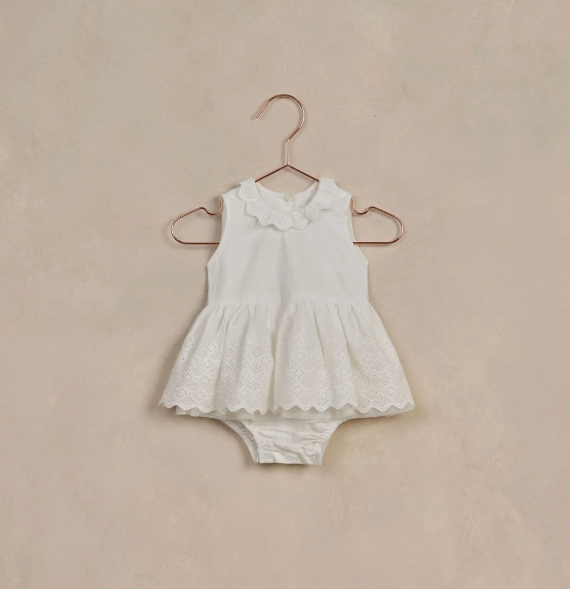 Georgia Romper | White