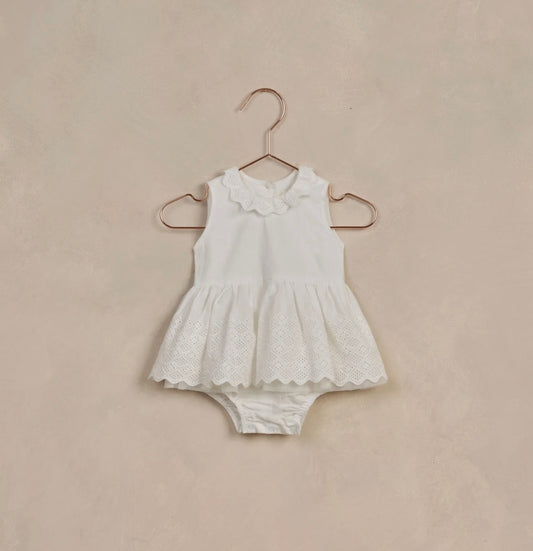 Georgia Romper | White