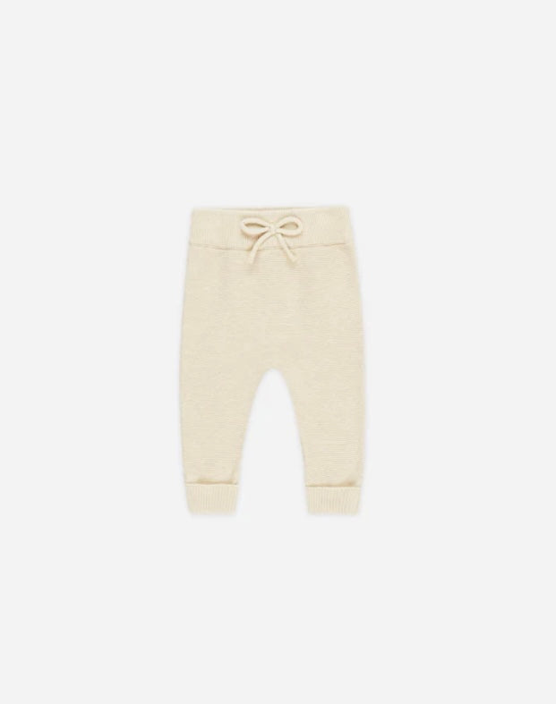 Knit Pant || Heathered Natural