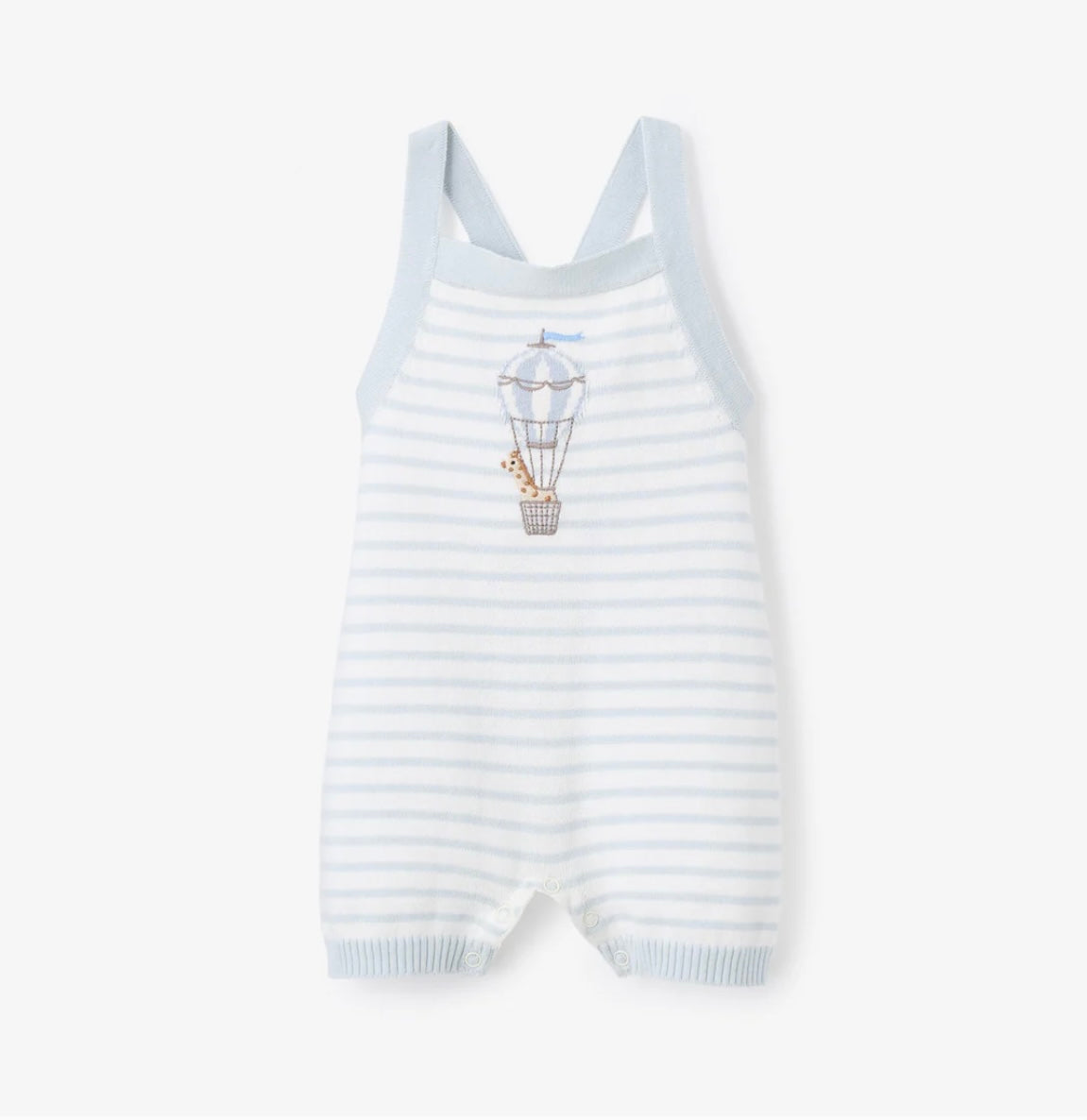 UP & AWAY STRIPE KNIT OVERALL