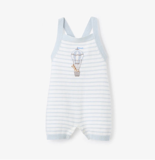 UP & AWAY STRIPE KNIT OVERALL
