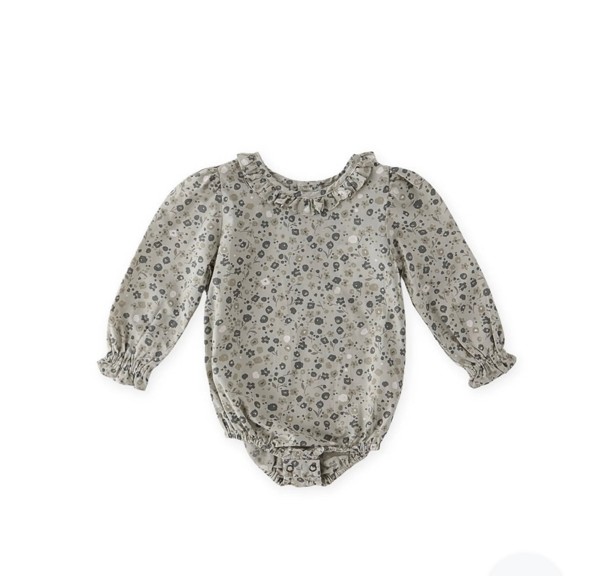 Woven Flutter Neck One-Piece