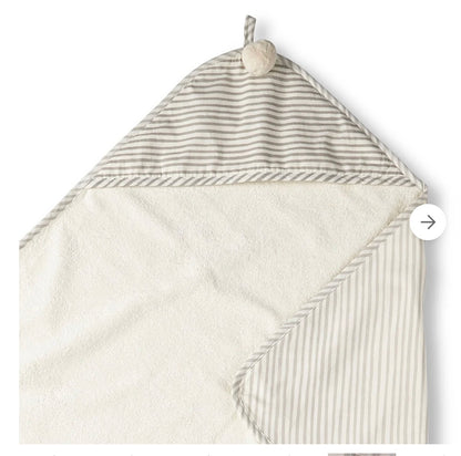 Striped Hooded Towel