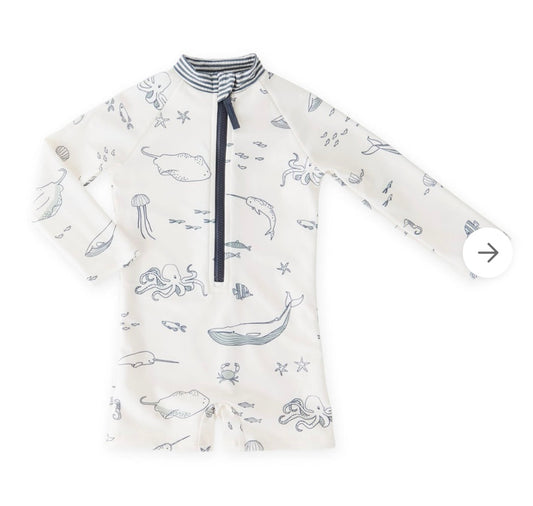 Swim Long Sleeve One-Piece