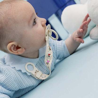 BIBS x Moomin Pacifier Clip Loop - Ivory